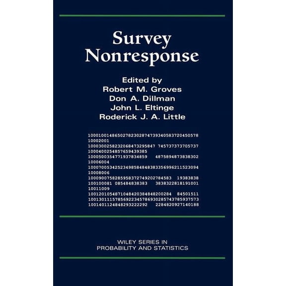 Wiley Survey Methodology Survey Nonresponse, Book 326, (Hardcover)
