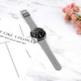 thumbnail image 4 of KOMI Leather Watch Straps, 22mm Quick Release Genuine Leather Watch Band Replacement Bracelet for Men and Women 18mm 20mm 22m Grey, 4 of 6