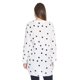 thumbnail image 3 of Blusón Largo Para Mujer Con Lunares Blanco Moda Casual multicolor XGR Incógnita 550429, 3 of 5