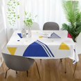 thumbnail image 3 of Yayeee Tablecloths 60" x 90" Rectangle Wrinkle Resistant Party Table Cover, Simple Triangles, 3 of 8