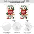 thumbnail image 2 of Christmas Garden Flag I Put Out For Santa Double Sided Burlap Vertical Funny Xmas Winter Holiday Decorations Yard Lawn Outdoor Decor 12X18In, 2 of 8