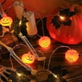 thumbnail image 4 of Taicans Fall Decorations for Home Maple Leaf Pumpkin Lights,10 LED Pumpkin String Light 10ft Waterproof Orange Jack-O-Lantern Lighted Pumpkins for Mantel Porch Indoor Outdoor Decor, 4 of 4