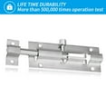thumbnail image 3 of Door Security Slide Lock – 3 Inch Barrel Bolt with 12 Screws, Easy Installation, Additional Security for Interior Doors, Closets, and Sliding Doors, 3 of 6