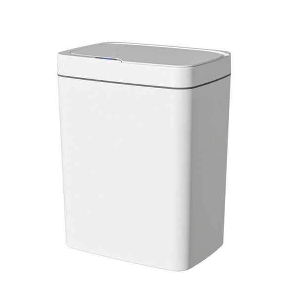 15/18L Bathroom Trash Can Automatic Bagging Electronic Trash Can Waterproof Narrow Seam Garbage Bucket for Home