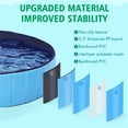 thumbnail image 4 of Yaheetech XL Foldable Pet Pool, Portable PVC Bath Tub for Dogs and Cats, Blue, 4 of 7