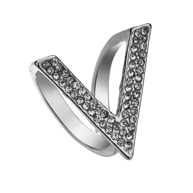 Minnieouse Bufanda en forma de V, anillo, bufandas de aleación de diamantes de imitación, soporte de hebilla, broche de boda para Festival, accesorios de Ropa, zapatos y accesorios Miscelánea Minnieouse AP012565-01