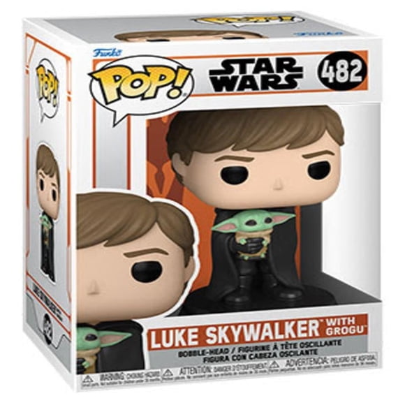 Figura Funko Luke Skywalker con Grogu 3.7 Pulgadas