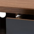 thumbnail image 3 of Baxton Studio Svante Mid-Century 3-Drawer Wood TV Stand in Brown, 3 of 9