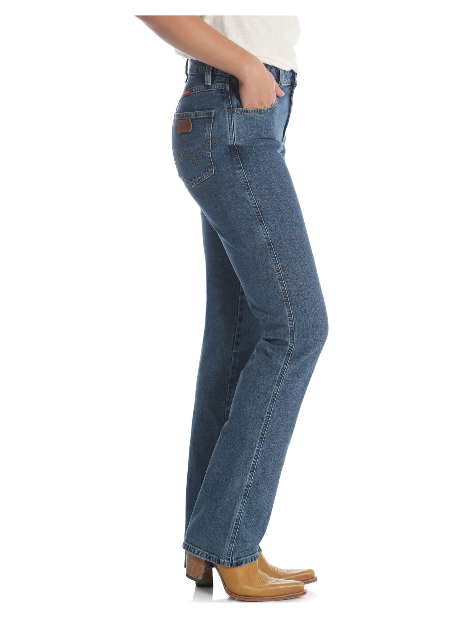 Wrangler Women's Cowboy Cut Slim Fit Stretch Jean