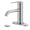 Brushed Nickel, variant on KINGTACK Black Bathroom Faucet for Single Handle, Bathroom Faucet 1 Hole with Pop-up Drain and Deck, Fits 1 Hole or 3 Hole Installations for Vanity, Bathroom & RV