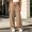 Khaki, variant on Njagoc3 Wide Leg Pants for Women Yoga Sweatpants Lounge High Waisted Drawstring Casual Loose Baggy Pants