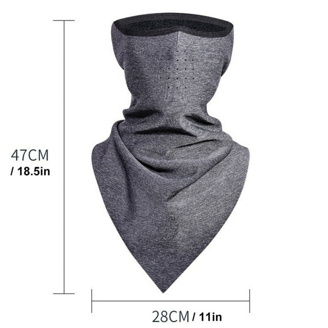 Polaina para cuello, calentadores de cuello de invierno, calentadores de cuello, bufanda térmica, funcionalidad versátil
