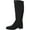 Dark Brown, variant on Nine West Womens Barile 3 Faux Leather Square Toe Knee-High Boots