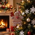 thumbnail image 6 of PONPRNGY 1Pc Gingerbread Man Ornaments for Christmas Tree, Gingerbread Christmas Decorations, Adorable Resin Figurines Decor for Tree, Home, office, Baking Party, 6 of 9