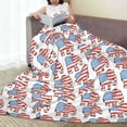 thumbnail image 6 of Bingfone Elephant Print Flannel Fleece Blanket Throw Blanket for Bed,Sofa,Couch,Travel,Camping(40"x30" ), 6 of 8