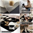 thumbnail image 4 of Front Door Mat 19.7"x31.5", White Floral Non Slip Backing & Low Profile Doormats, Absorbent Muddy Dirt Trapper Door Mats for Front Back Door All-Weather Vintage Country Luxurious Botanical Black Gold, 4 of 9