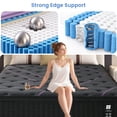 thumbnail image 5 of Zoopower 16 inch King Size Mattress, Medium Firm Cooling King Hybrid Mattress in a Box with Gel Memory Foam, Pocket Spring, Edge Support, for Back Pain, 5 of 13
