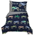 thumbnail image 4 of Carter's Monster Truck 4 Piece Toddler Bed Set, Navy and Grey, 4 of 4
