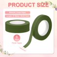 thumbnail image 2 of Uxcell Floral Tapes, Florist Crepe Flowers Bouquets Tape Adhesive Waterproof Grass Green, 2 of 7