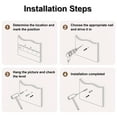 thumbnail image 4 of Montary 3D Sandstone Entryway Decor Art Painting, Modern LED Wall Decor Sculpture with Artificial Plants, Glass Vase & Rabbit Statue, Remote Control 3-Color Light for Living Room, Bedroom, Hallway, 4 of 12