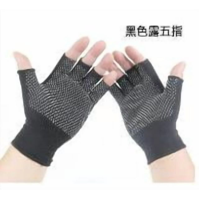 Miangastore 5 Paires de Gants de Travail Sans Doigts pour Hommes et Femmes : Gants d'Hiver Respirants Antidérapants pour Conduite, Cyclisme, Randonnée et Temps Froid