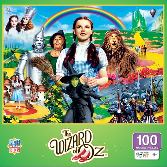 MasterPieces 100 Piece Jigsaw Puzzle - Wonderful Wizard of Oz - 14"x19"