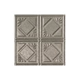 thumbnail image 1 of Fasade Easy Installation Traditional 4 Galvanized Steel Glue Up Ceiling Tile/ Ceiling Panel (12" X 12" Sample), 1 of 3