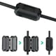thumbnail image 4 of Seitruly Núcleos de ferrita de alto rendimiento, 20 pack/lote, para una fácil instalación, núcleo de anillo de ferrita reutilizable con Clip Electrónica, 4 of 6