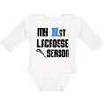thumbnail image 3 of Inktastic My 1st Lacrosse Season Boys Long Sleeve Baby Bodysuit, 3 of 5