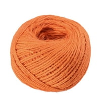 OUNONA Hemp Cord Rope Orange 1 Pack for Home Decor, Creative Hobbyists, and Gardening Projects