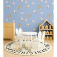 thumbnail image 3 of S4Sassy Peel & Stick Vinyl Wallpaper, Farm Animal Print Wallpaper Contact Paper Waterproof - Blue, 25"x240" ,Textured Finish, Removable Walls Covering for Kids room wall decor, Baby Room, Playroom, 3 of 9