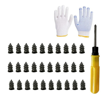 

32Pcs Vacuum Tyre Repair Rubber Nail Set for Motorcycle Tubeless Tyre Repair Self-Tire Repair Tire Film Nail B