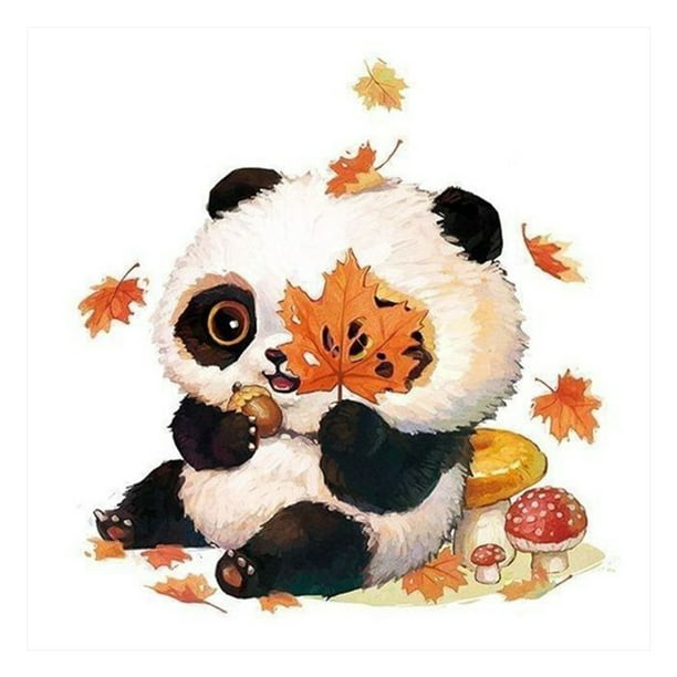 Hilo de bordar completo Eco-algodón 9CT Impreso Panda Kit de punto de cruz (ADD-003) FLhrweasw Nuevo