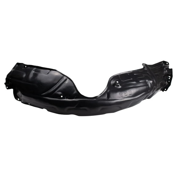 TRQ Front Right Inner Fender Liner Black Passenger Side Fits Select 2007-2011 Toyota Camry TO1249199 TO1251122