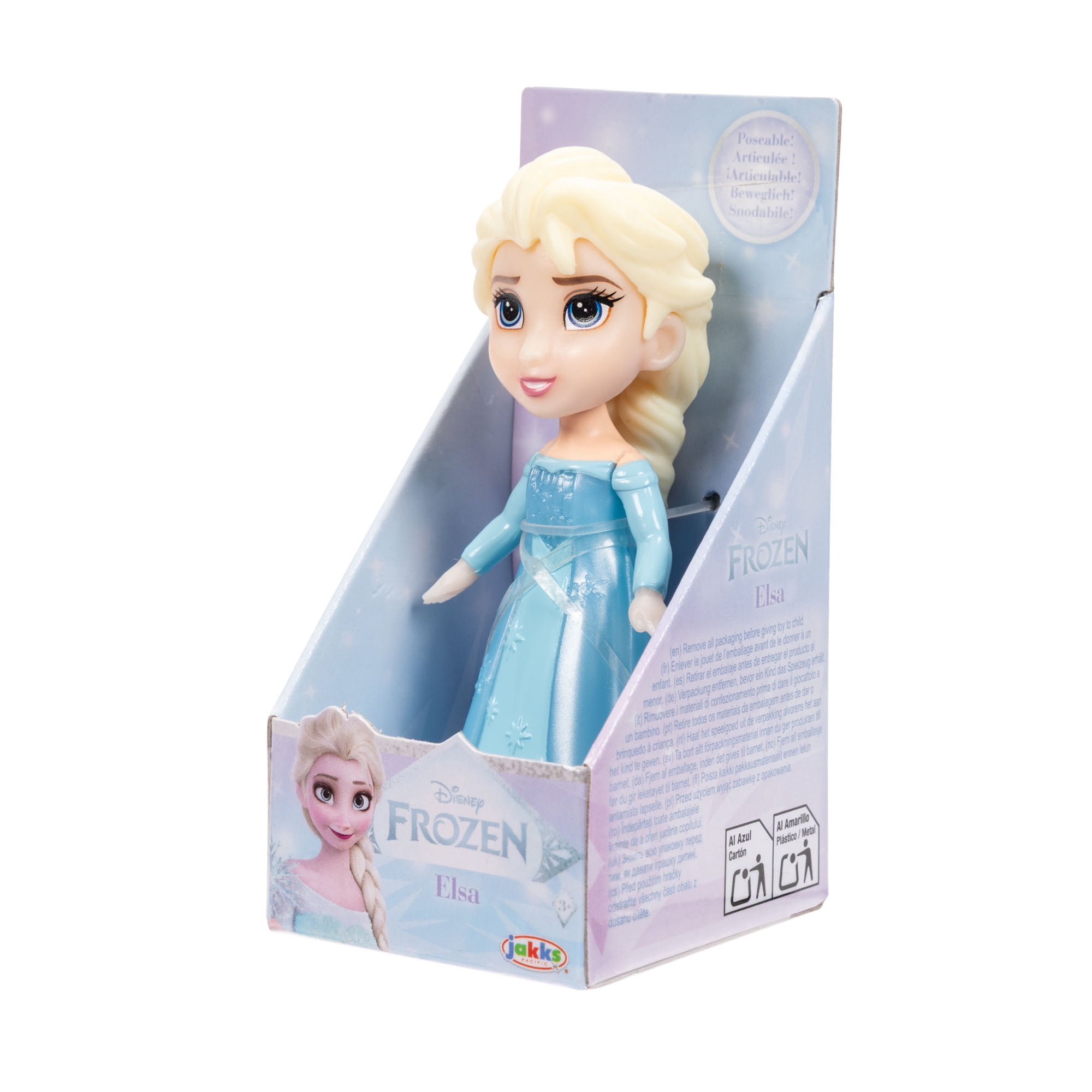 Disney Frozen Elsa Doll - 3 Inch Poseable Collectible Figure