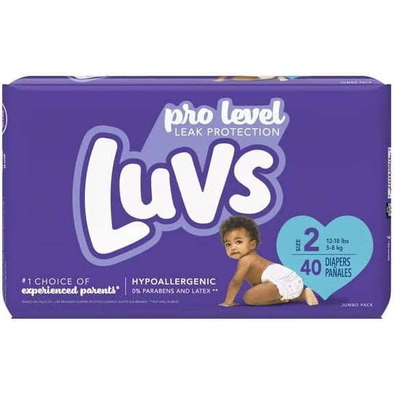 with Size 2 Ultra Leakguards Diapers, 40 count per pack - 2 per case.2