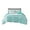 Aqua/Silver, variant on Gracie Mills Isabelle Comforter Set Aqua Metallic Geometric Twin/Full GRACE-9111