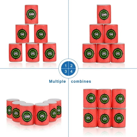 Blaster Target - 30PCS Large Size EVA Soft Bullet Targets For Blasters Kids Toy Game