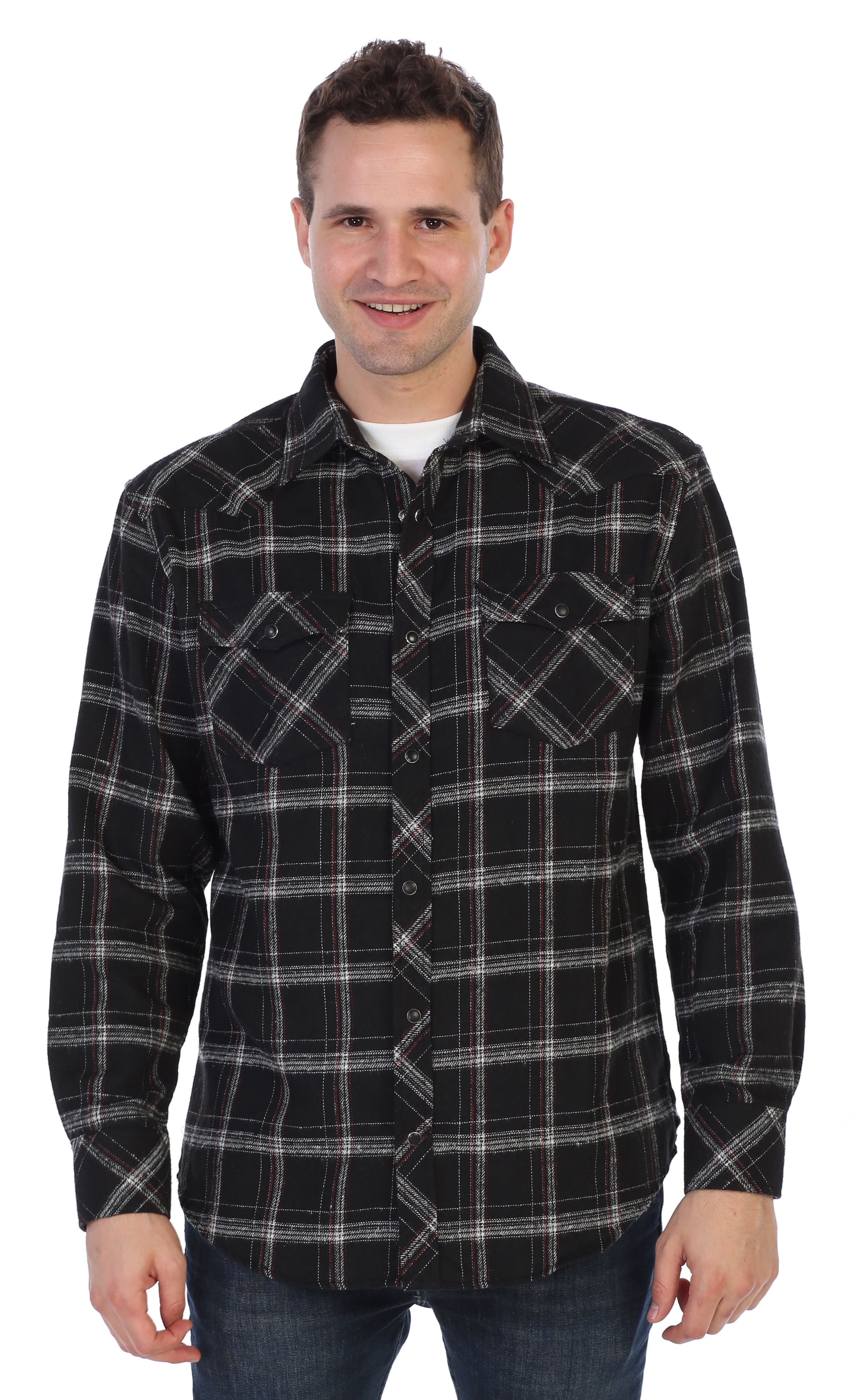 Flannel snap button shirts Clearance