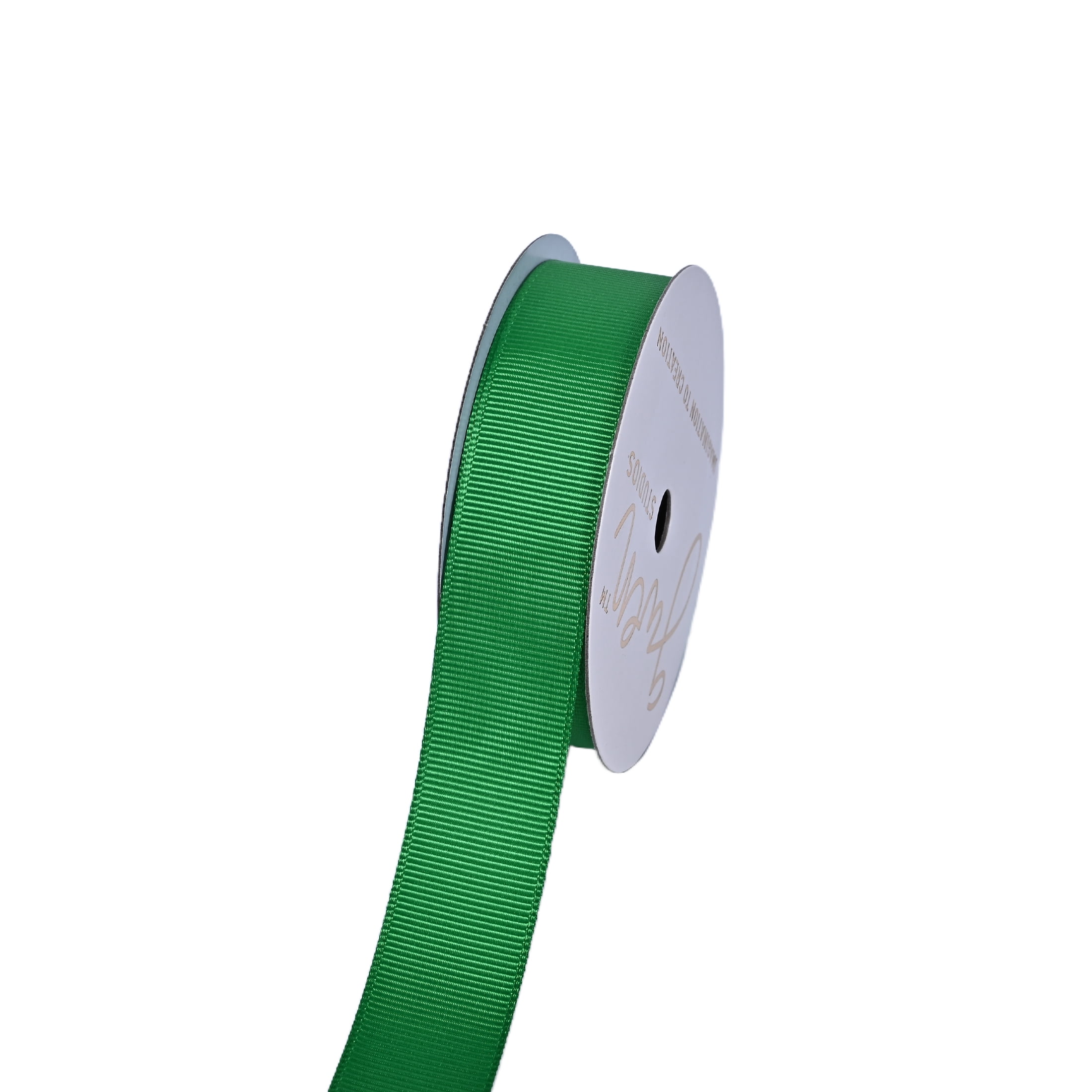 Gwen Studios 7/8" Emerald Grosgrain Ribbon, 7 Yards