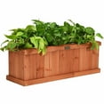 thumbnail image 2 of Resenkos Raised Planter Boxes, Large Space Elevated Flower Beds, Wooden Decorative Planter Box for Garden Yard and Window, 2 of 9