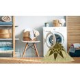 thumbnail image 2 of Ahgly Company Tapis d'Intérieur Lavable en Machine Carré Transitionnel Chêne Brun, 3 Pieds Carré, 2 of 7