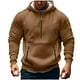 thumbnail image 2 of pstuiky camisas de hombre de manga larga, Sudadera con capucha de manga larga con cremallera y bolsillo para hombre, estilo informal y a la moda tops de invierno para hombre s, 2 of 5