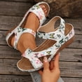 thumbnail image 2 of Womens Sandals Comfortable Fashion Casual Round Head Comfy Thick-soled Sandals Beach Casual Shoes, 2 of 6