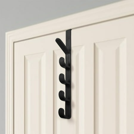 

Caeoweyj Closet Bins with Lids Organization And Storage for Closet Storage Basket Blankets Over The Door Hook Hanger | 5-Hook Heavy-Duty Organizer Rack For Coats Hats
