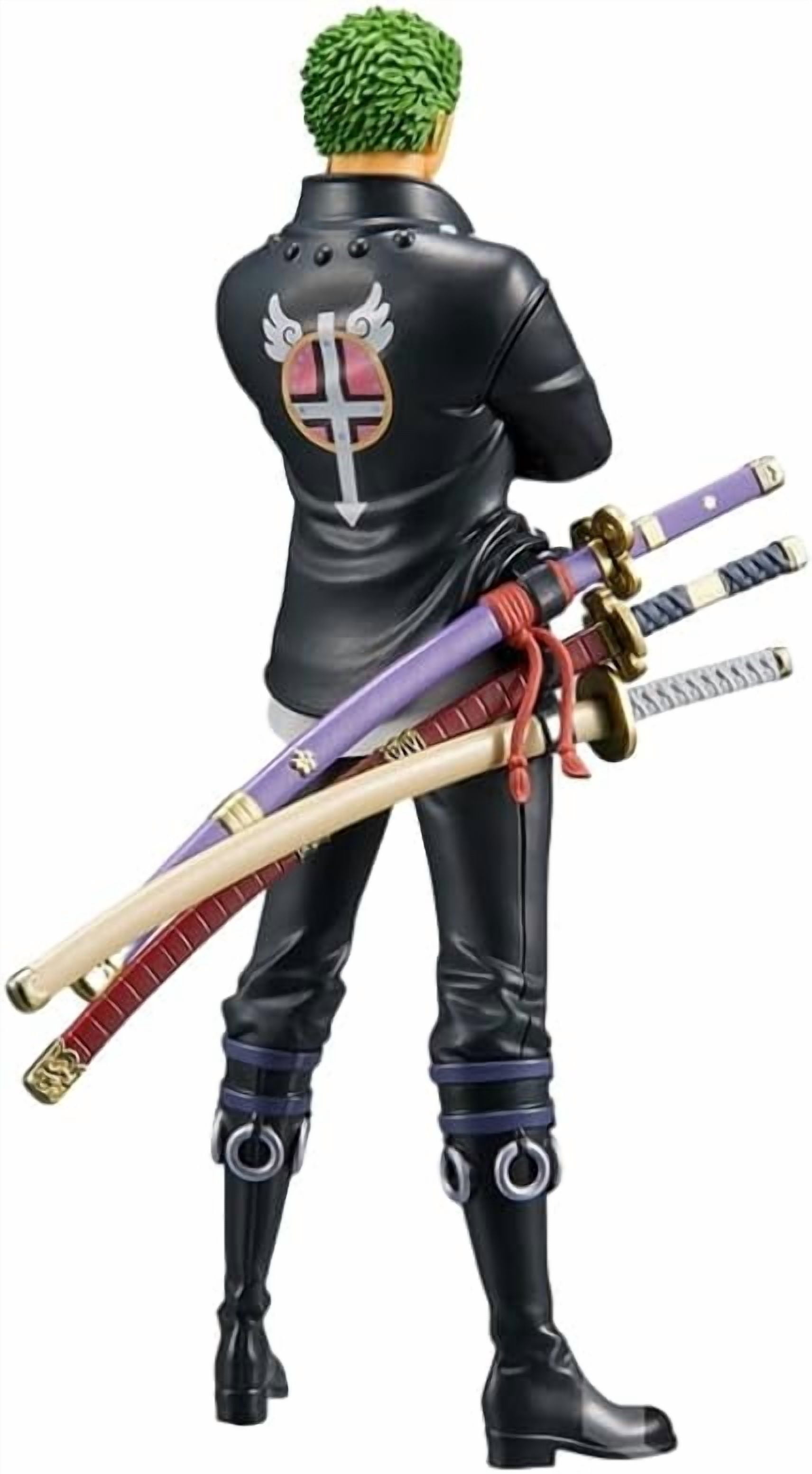Newly Zoro Figure Standing Handsome Roronoa Zoro Figurine 17cm/6.7inch PVC Characters Collectible Handicrafts for Anime Fans Gifts