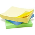 thumbnail image 6 of 100 Pack of 3"x3" 100 Sheet Sticky Note Pads in Pastel Colors for Office Note Taking - 100 Count of 3"x3" 100 Sheet Sticky Note Pads in Yellow, Green, Orange and Blue, 6 of 6
