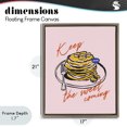 thumbnail image 4 of Stupell Industries Eclectic Keep The Sweet Coming Brown Floating Frame Canvas Art, 17 x 21, by The Prints Vibe, 4 of 8