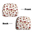thumbnail image 4 of Goofa Red Mushroom Pattern 2 PCS Car Headrest Cover, Headrest Protector,Universal Interior Car Accessories, 4 of 6