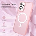 thumbnail image 4 of Funda para teléfono GUAGUA Galaxy A32 5G, 6.5 pulgadas, magnética, rosa mate, 4 of 9